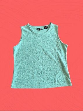 Oobe Green Floral Tank Top